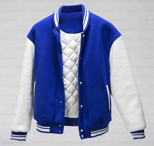 Chaqueta Varsity con logotipo personalizado | Manga de béisbol universitario | Estilo Letterman bordado | Deportes negros unisex - Product Image 2