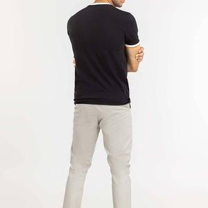 Vente en gros 90% coton T-shirt de gym pour hommes Vêtements de fitness unis avec logo privé personnalisé Tissu tricoté - Product Image 5