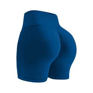 Short de yoga à haute élasticité pour femme Pantalon de fitness à séchage rapide et à levage de la hanche avec décoration de ceinture de haute qualité - Product Image 5