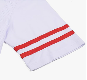 เสื้อเจอร์ซีย์อเมริกันฟุตบอลสำหรับผู้ชายและผู้หญิงเสื้อออกกำลังกายแขนสั้นแห้งเร็วชุดเล่นกีฬาแบบลำลอง - Product Image 5