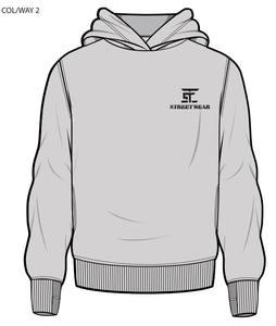 Qualité de luxe hommes 100% coton surdimensionné pull à capuche poids lourd bouffée impression personnalisé Streetwear lettre motif fait BD - Product Image 3