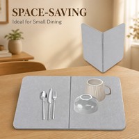 Séparateur de table pliable en feutre, set de table rectangulaire pour salle à manger et cuisine, organisateur de couverts peu encombrant, OEM ODM Vente en gros