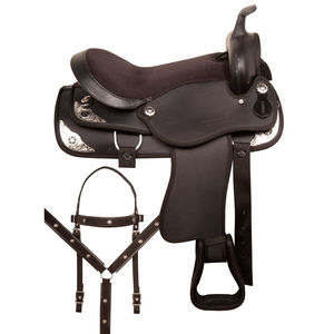 อานหนังแท้สไตล์ตะวันตกพร้อมต้นไม้ไม้ดีไซน์ระบายอากาศได้ดีสำหรับการขับขี่ที่สะดวกสบาย-ราคาถูก - Product Image 5