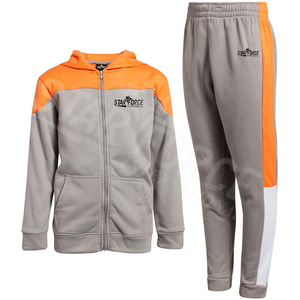 Survêtements zippés personnalisés très vendus ensemble sweat à capuche et pantalon de survêtement délavés à l'acide survêtement évasé pour hommes et femmes - Product Image 6