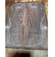 M.S. Set Kayu Gitar Premium Maple Buatan Tangan untuk Bagian Belakang/Samping, Kualitas Profesional untuk Siswa, Buatan India, Pickup Lainnya