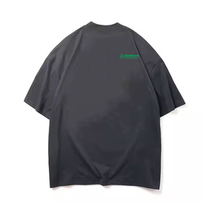 Camiseta Deportiva de Alta Calidad para Hombre, Tallas Grandes, Lavado Ácido, Colorida, Ecológica, de Secado Rápido, Mezcla de Algodón, para Gimnasio, con Estampado Digital - Product Image 5