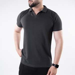 เสื้อโปโลผู้ชายขายส่ง ผ้ายืด ระบายอากาศดี จากโรงงานโดยตรง - Product Image 1