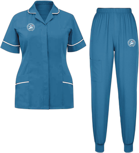 Uniformes Médicos Modernos para Hombre, Conjuntos de Uniformes Médicos Personalizados, Spandex/Poliéster Suave, Uso Hospitalario, Venta al por Mayor, Personalizados - Product Image 3