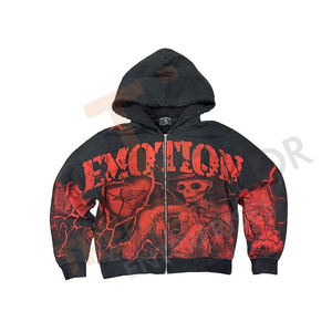 Sudaderas con Capucha para Hombre, Lavado Ácido, Material Ligero para Comodidad en Todas las Temporadas y Atuendos Diarios, Mezcla de Algodón Premium - Product Image 2