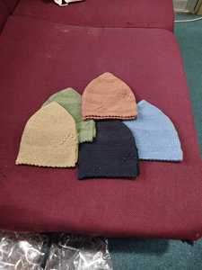 Exportación ordenada nueva tendencia ganchillo musulmán oración sombrero Kufi hombres mujeres calavera tejer gorros Islam Kufi sombreros para hombres de BD - Product Image 2