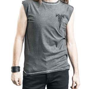 Débardeur côtelé de haute qualité pour hommes, débardeur d'entraînement à coupe personnalisée, parfait pour la musculation et le style streetwear - Product Image 5