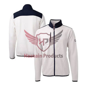 Veste universitaire Green Bay Packers à fermeture éclair intégrale, doublure 100% polyester, manches longues, col montant, coupe-vent, respirante, style urbain - Product Image 1