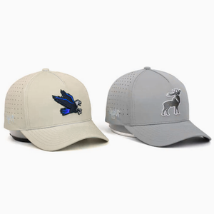 5 Panel <b>Flat</b> Brim Golf Cap Custom Logo Quick Dry Waterproof Laser Cut Ventilation Stretch Fabric Plain Sport <b>Hat</b> Unisex Gorras - Product Image 2