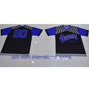 T-shirts personnalisés pour hommes avec nom et numéro de l'équipe Dernier design Vêtements de sport à col en V T-shirt décontracté à manches courtes - Product Image 3