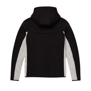 Ensemble de survêtement pour homme, veste à capuche zippée et pantalon de jogging en polaire technique, deux tons, vêtements de sport pour l'entraînement - Product Image 4