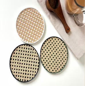 รถไฟเหาะหวายทอมือที่มีดีไซน์ที่สวยงามมีการป้องกันความร้อนสำหรับทุกพื้นผิวราคาขายส่ง - Product Image 3