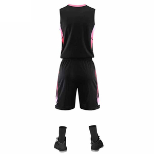 Tenue de basketball unisexe d'été, logo personnalisé imprimé, fabriqué au Pakistan, respirant, 100% polyester, séchage rapide, ensembles sans manches - Product Image 6
