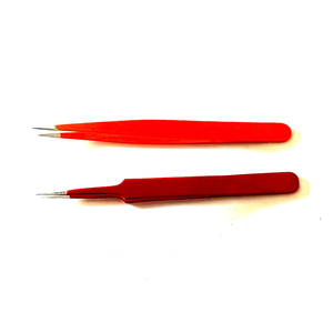 แหนบต่อขนตาทำจากสเตนเลสปลายแหลมอุปกรณ์แต่งหน้าติดฉลากตามต้องการ - Product Image 2