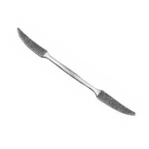 Lima de Doble Espiga Putti de 27 cm, Acero Inoxidable, Manual, Redonda, Curvada, Instrumento Quirúrgico - Product Image 5