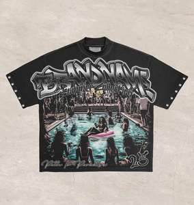 Ensemble de T-shirts courts décontractés d'automne personnalisés Ensemble de Survêtement de Survêtement Court de Haute Qualité avec Strass Séchage Rapide Léger - Product Image 5