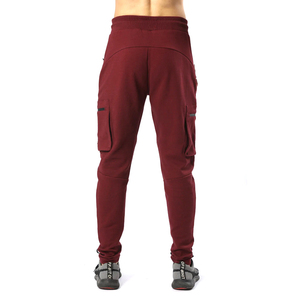 2024 Best Quality Men's Casual High Waist Midweight Worsted <b>Elastic</b> Waist Joggers 100% Cotton Breathable Waterproof Winter - Product Image 4