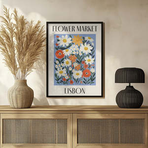Motif de nature morte du marché aux fleurs de Lisbonne, Portugal - Product Image 3