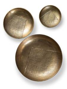 Plateau de service rustique en aluminium de qualité supérieure, à un seul niveau, personnalisable, avec poignées métalliques, compatible lave-vaisselle, vaisselle de cuisine pour la maison, Inde - Product Image 2