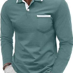 New Custom Breathable Quick Dry Anti-Wrinkle Button Knit High Quality <b>Gothic</b> Style Canvas Fabric Mens Long Sleeve for <b>Shirt</b> - Product Image 6