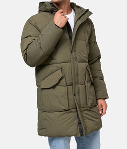 Veste matelassée pour homme de qualité supérieure, nouvelle conception, veste matelassée à fermeture éclair pour homme, poids lourd - Product Image 2