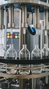 Máquina de llenado de cerveza de aceite de jugo automática eléctrica para tubos de tarros de botellas con garantía de 1 año; Núcleo de bomba PLC para bebidas y agua - Product Image 3