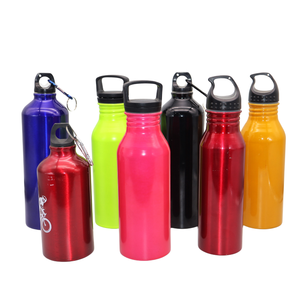 Wholesale Lightweight Sport Water <b>Flask</b> Bottle Customized Colors Aluminum Metal with Screw Cap Manufactured in Vietnam - Product Image 1