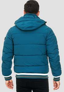 High Quality Men Casual Hooded <b>Waterproof</b> Windproof Breathable Winter <b>Warm</b> Outdoor Puffer <b>Jacket</b> Zipper Canvas Front Logo <b>jacket</b> - Product Image 5