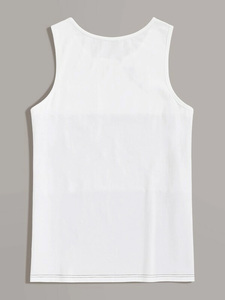 Date Hommes Gym Débardeur hommes singulet top logo personnalisé hommes gym fitness porter musculation stringer débardeur - Product Image 2