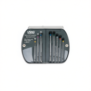 Juego de 8 Destornilladores de Precisión para Cabeza Plana y PHILLIPS Marca USAG - Product Image 3