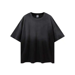 Top Seller Men's Acid Wash Camisetas Logotipo personalizado Impresión 100% Algodón Precio barato Jogging Wear - Product Image 4