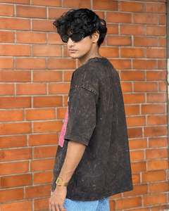 Camisetas de Algodón de Bambú 100% para Hombre al por Mayor, con Cuello Redondo y Mangas Cortas, Tejido Transpirable para Uso Casual y Laboral - Product Image 1