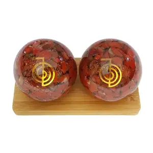 Red Jasper High Quality Orgonite Sphere Wholesale Orgone Sphere Beautiful Red Jasper Orgone Sphere For Sale