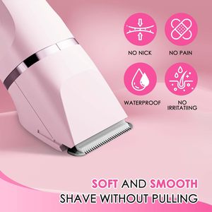 Depiladora Eléctrica 3 en 1 para Mujer, Resistente al Agua IPX6, Depiladora Húmeda/Seca con Doble Cuchilla para Recortar el Bikini y las Axilas - Product Image 5