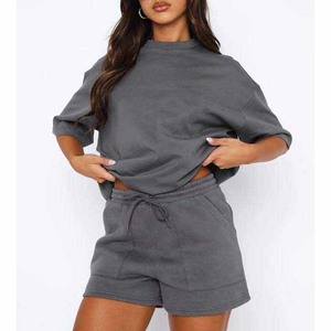 Women's Casual Loose Tie Dye Short Sets Streetwear Homewear with Ankle-Length Shorts <b>Top</b> Short Tie Dye <b>One</b> Set 2 piece set women - Product Image 1