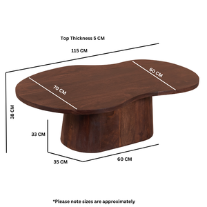 โต๊ะกาแฟไม้เนื้อแข็งทันสมัยโนแลน - Product Image 4