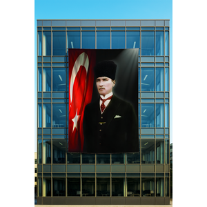 Rachel AS0319 Fabric <b>Poster</b> of Atatrk - Product Image 1