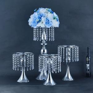 Vases à fleurs Design luxueux Fer et cristal Vase à fleurs décoratif pour la maison Fabricant Exportateurs Vases à fleurs en métal - Product Image 2