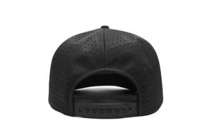 Polyester 100% casquette de Baseball personnalisé trou découpé au Laser Patch en caoutchouc de haute qualité casquettes de Baseball pré-incurvées casquettes de golf en gros - Product Image 4