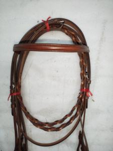 บังเหียนม้าอังกฤษ ADEEFA แบบวีย์มูธ ทนทาน หนังแท้ 100% สายบังเหียนเคลือบ ขี่สบาย คุณภาพสูง ผลิตในอินเดีย ทุกขนาด - Product Image 4