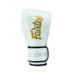 Guantes de Boxeo Profesionales Fairtex Originales de Primera Calidad a Precio de Mayoreo, Gama Completa en Blanco con Estampado Champions Choice - Product Image 6