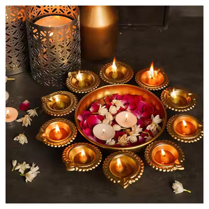 ชาม Urli แบบแขวนสำหรับตกแต่งบ้านและงานแต่งงานดีไซน์น่าดึงดูดใจชามแบบปรับขนาดได้ - Product Image 3