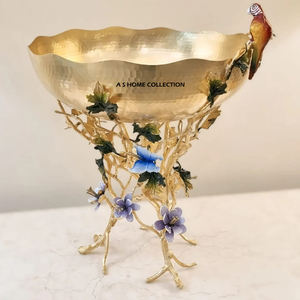 Juego de cuencos decorativos para servir alimentos con diseño de forma de hoja dorada clásica más nueva para ocasiones de fiesta uso especial - Product Image 6