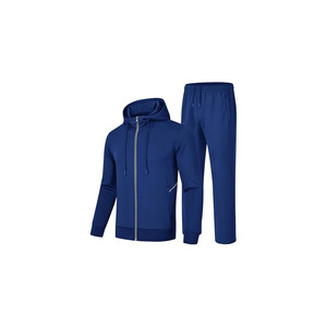 Survêtements pour hommes, sweat-shirt à capuche, ensembles de survêtements de sport décontractés, jogging athlétique, échauffement, ensembles à fermeture éclair intégrale, manches longues, pantalons, deux pièces - Product Image 6