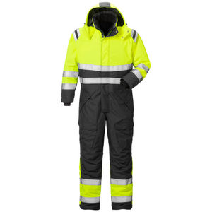 Traje de seguridad de alta visibilidad transpirable de poliéster 100% para ropa de trabajo de construcción con logotipo personalizado y función impermeable - Product Image 1