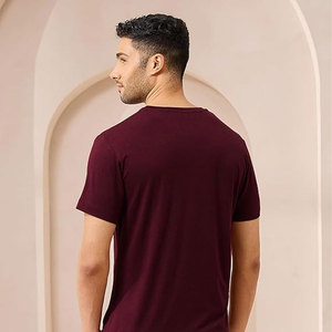 Camiseta de Algodón 100% Puro Ligera para Hombre, Cómoda y Transpirable, Manga Corta, Gran Venta - Product Image 3